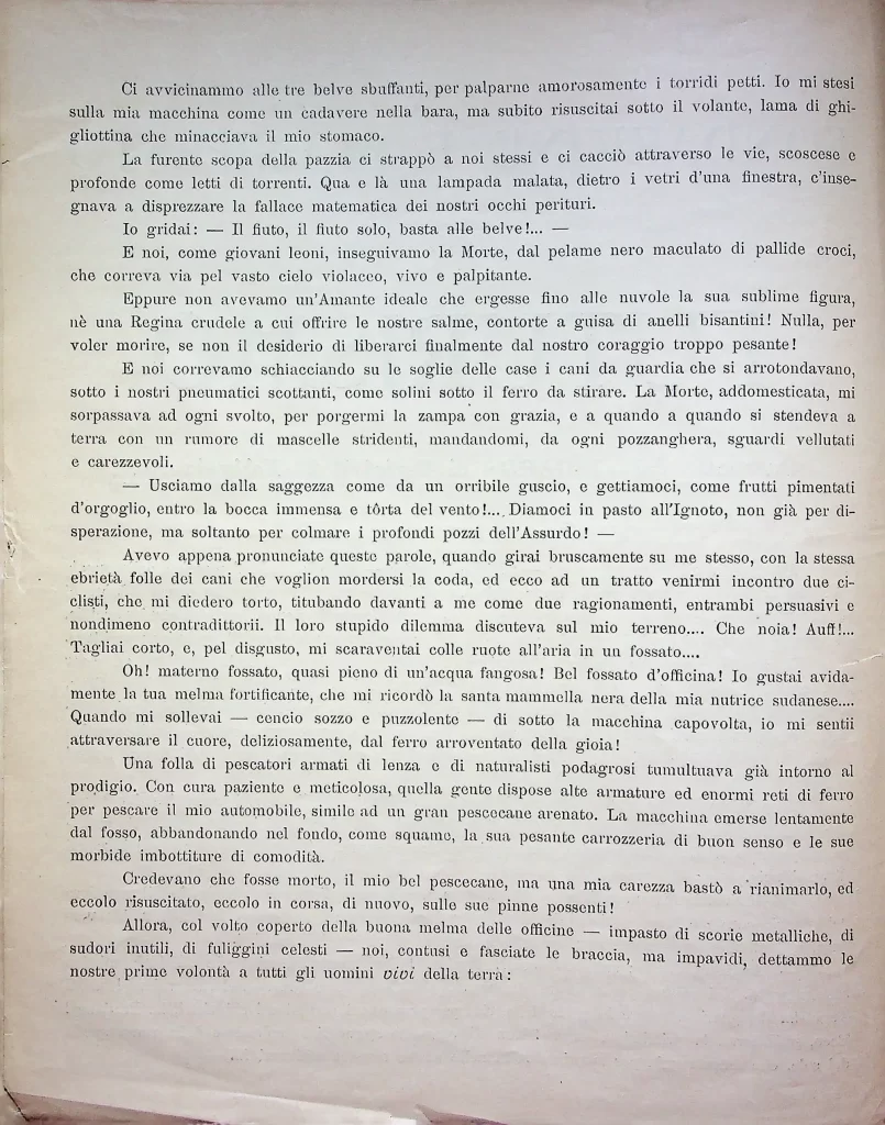1000 fondazione e manifesto del futurismo quarta tiratura 02