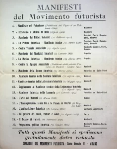 10600 programma politico futurista seconda tiratura 03