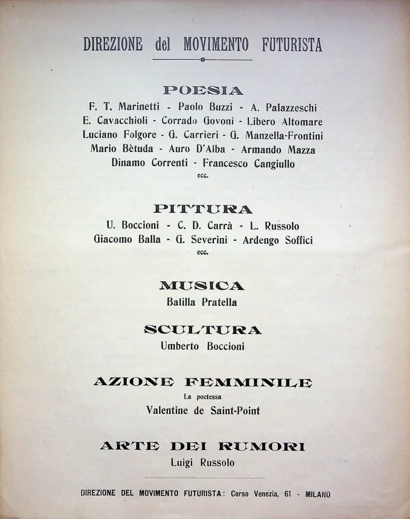1500 manifesto dei pittori futuristi terza edizione 03