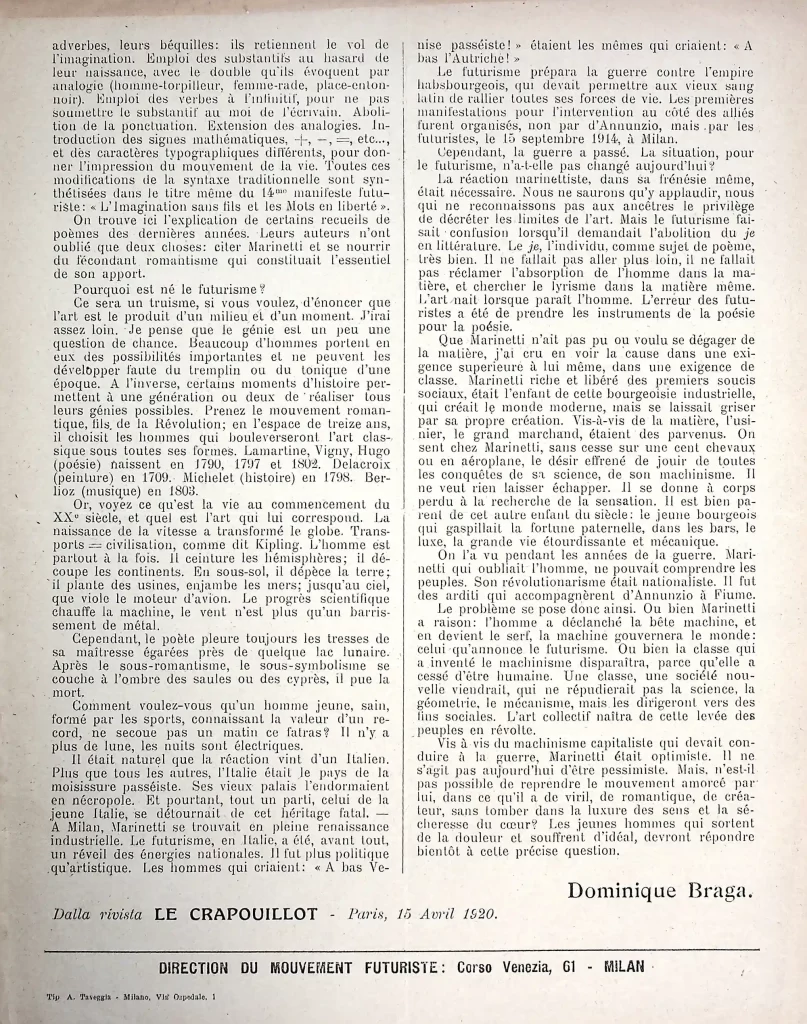 15600 il futurismo giudicato da una grande rivista francese 02