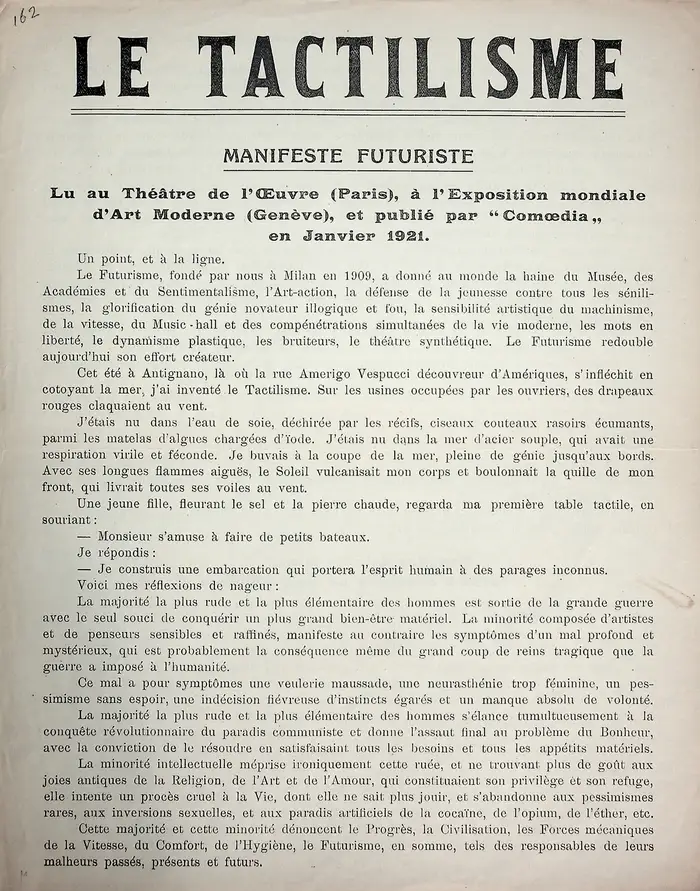 15900 le tactilisme prima tiratura 01