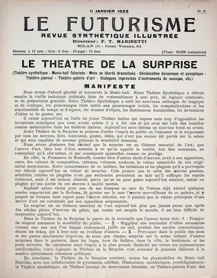 17300 le theatre de la surprise seconda tiratura 01