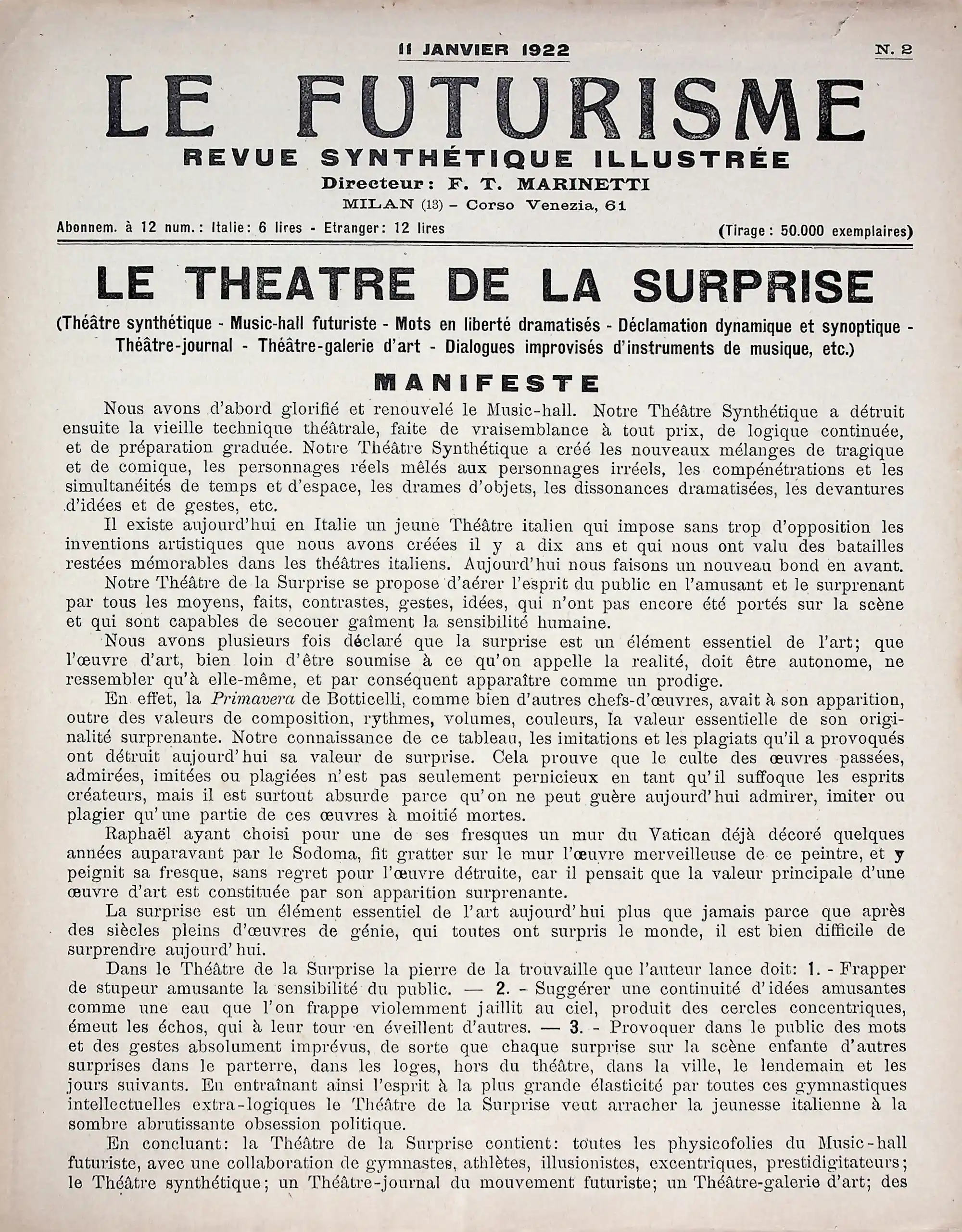 17300 le theatre de la surprise seconda tiratura 01