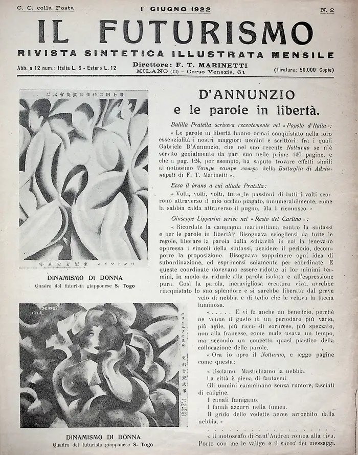 17400 annunzio e parole in liberta prima tiratura 01