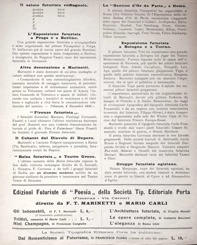 17400 annunzio e parole in liberta prima tiratura 03