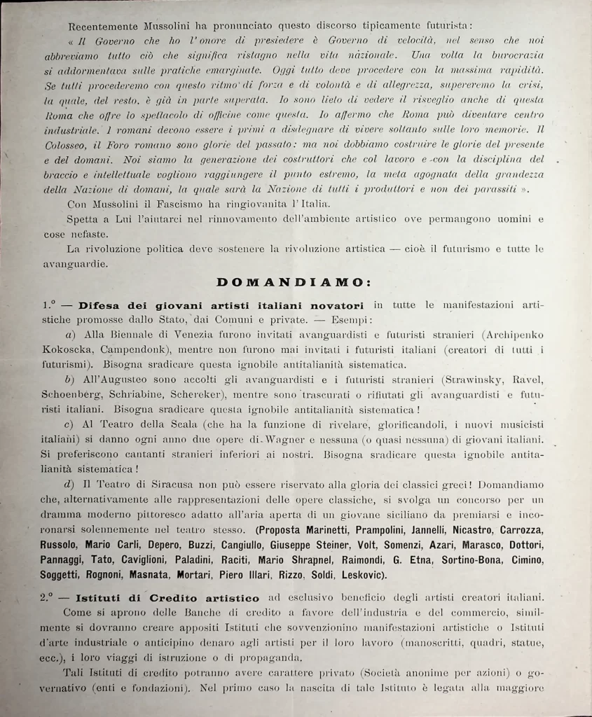 17900 diritti artistici progugnati dai futuristi italiani prima tiratura 02