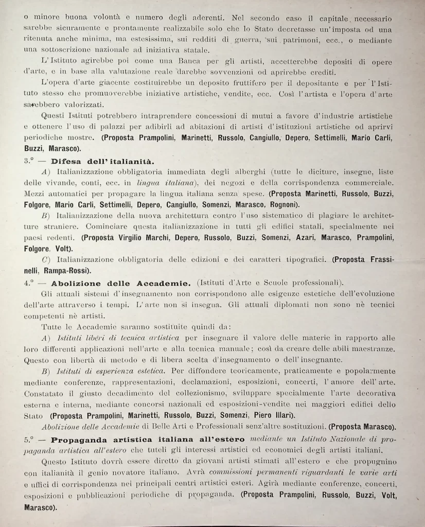 17900 diritti artistici progugnati dai futuristi italiani prima tiratura 03