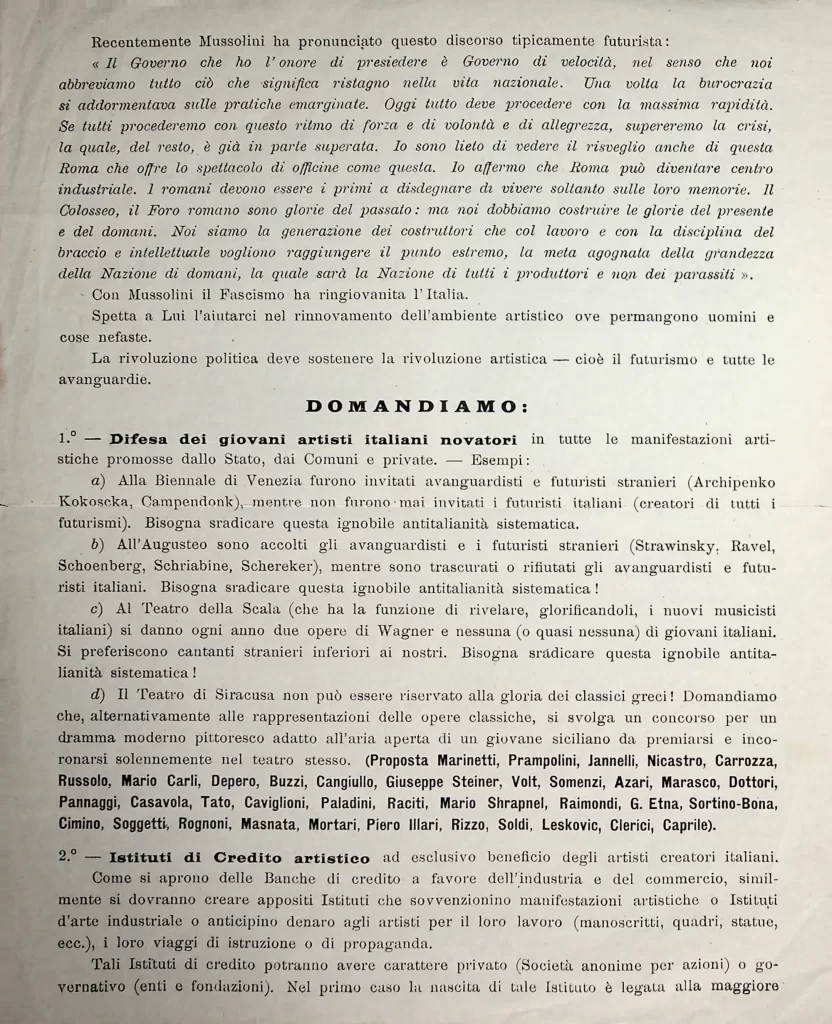 18000 diritti artistici progugnati dai futuristi italiani seconda tiratura 02