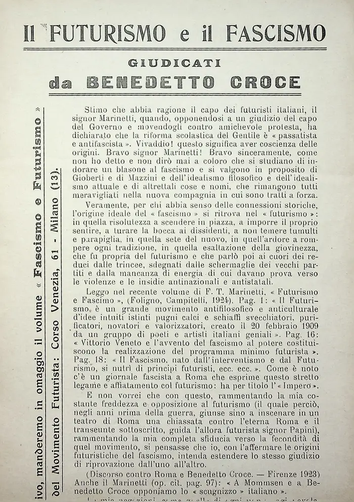 18900 futurismo e fascismo giudicati da benedetto croce 01