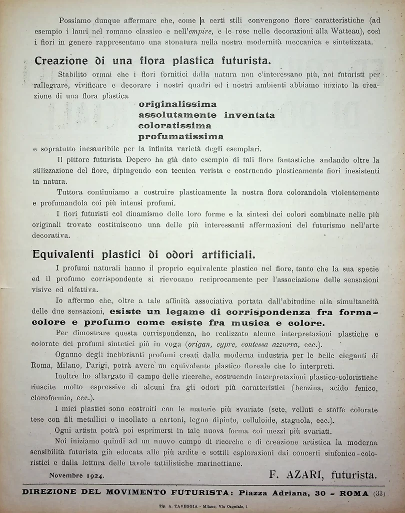 19100 la flora futurista equivalenti plastici di odori artificiali 02