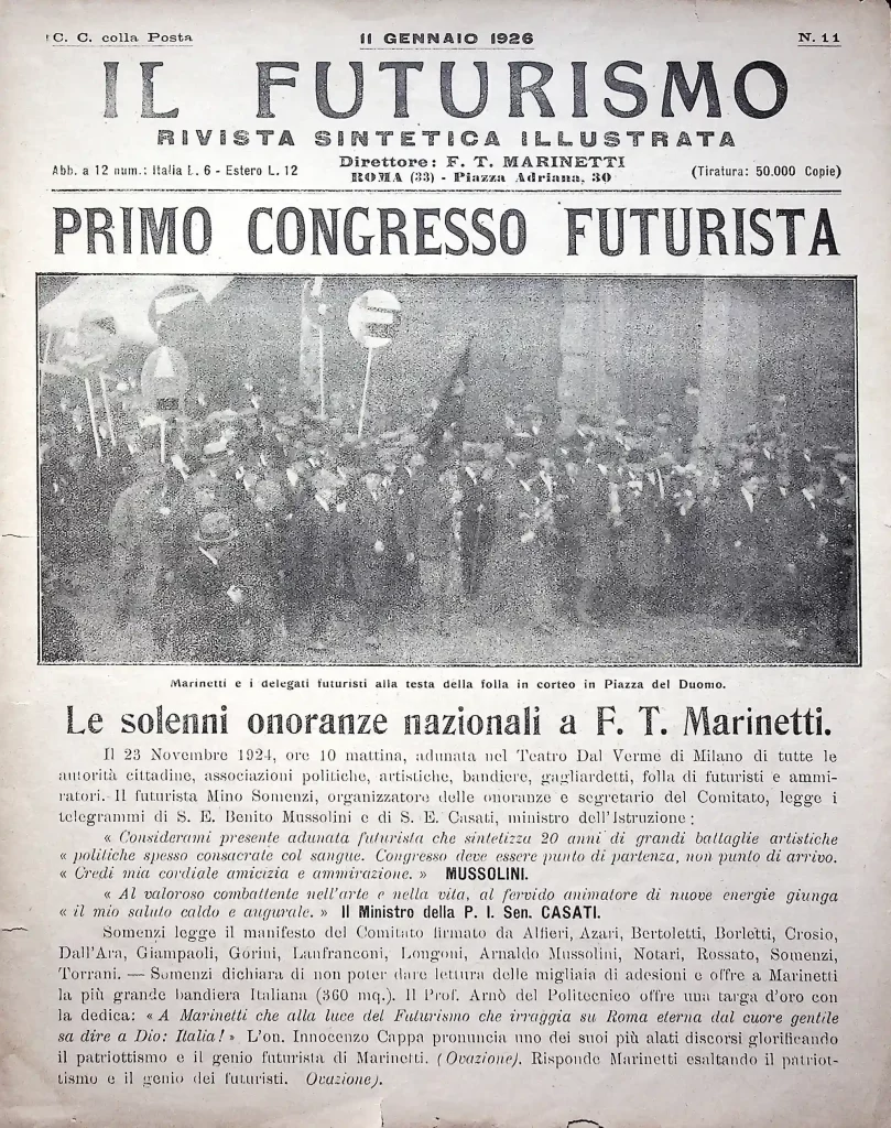 19400 primo congresso futurista seconda edizione 01