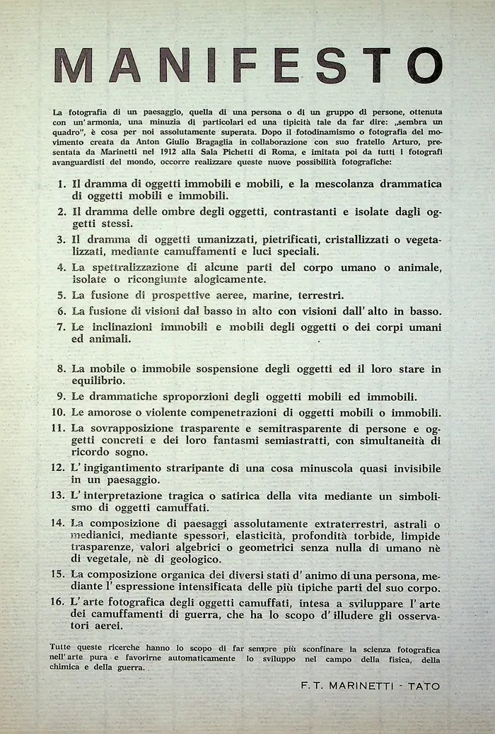 20500 manifesto fotografia futurista tiratura carta azzurra 01
