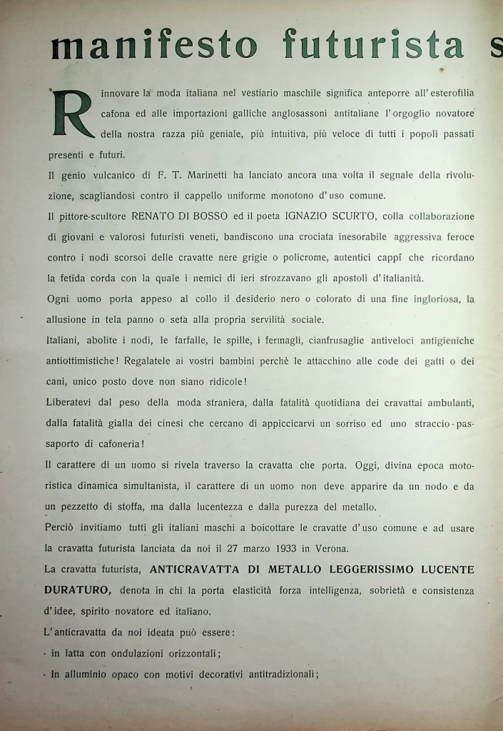21110 manifesto futurista sulla cravatta italiana 02