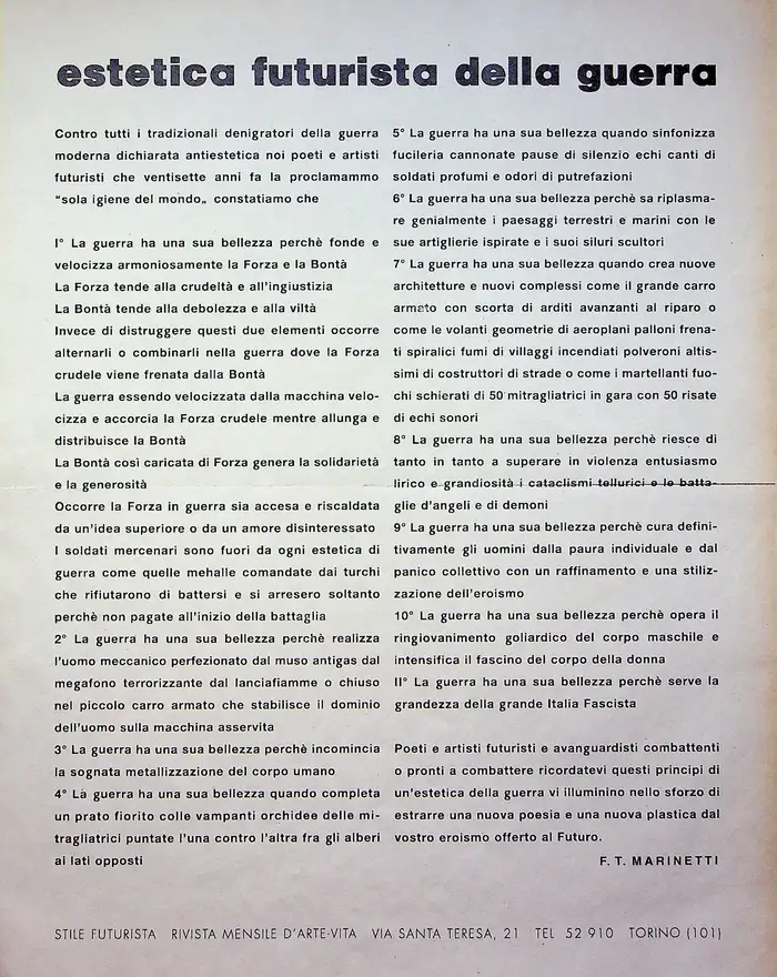 21400 estetica futurista della guerra 01