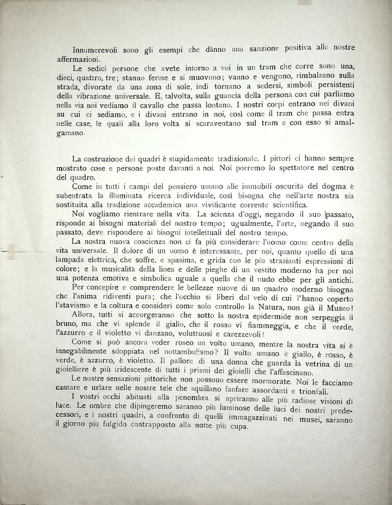 2200 la pittura futurista manifesto tecnico terza tiratura 03