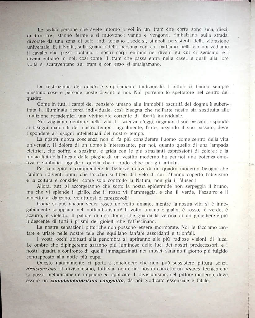 2300 la pittura futurista manifesto tecnico quarta tiratura 02
