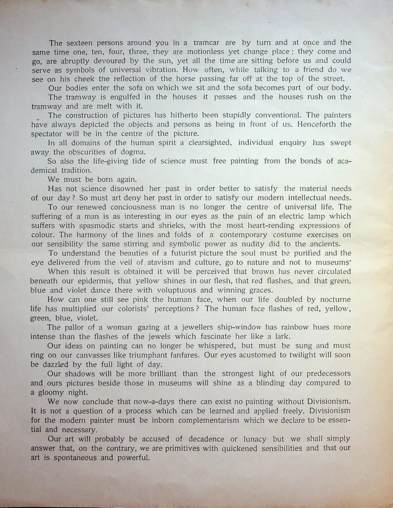 2800 manifesto of the futurist painters 02