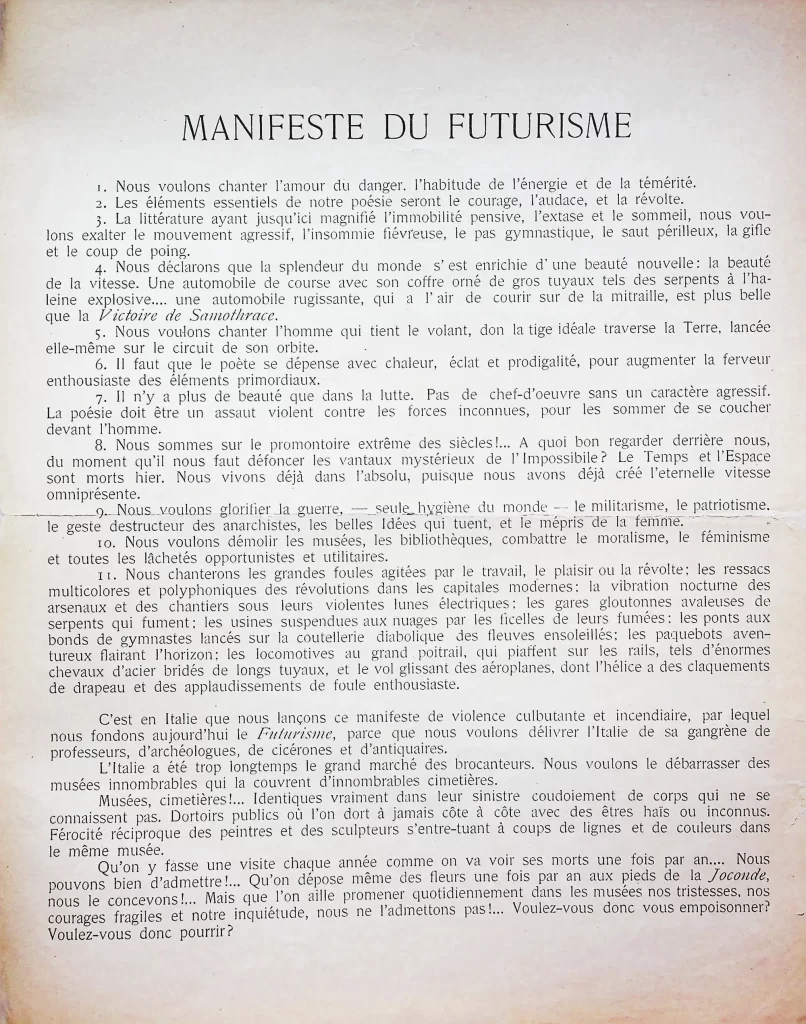 400 manifeste du futurisme 3
