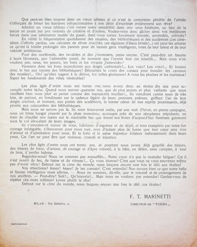 400 manifeste du futurisme 4