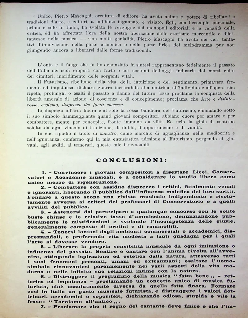 4500 manifesto dei musicisti futuristi terza tiratura 03