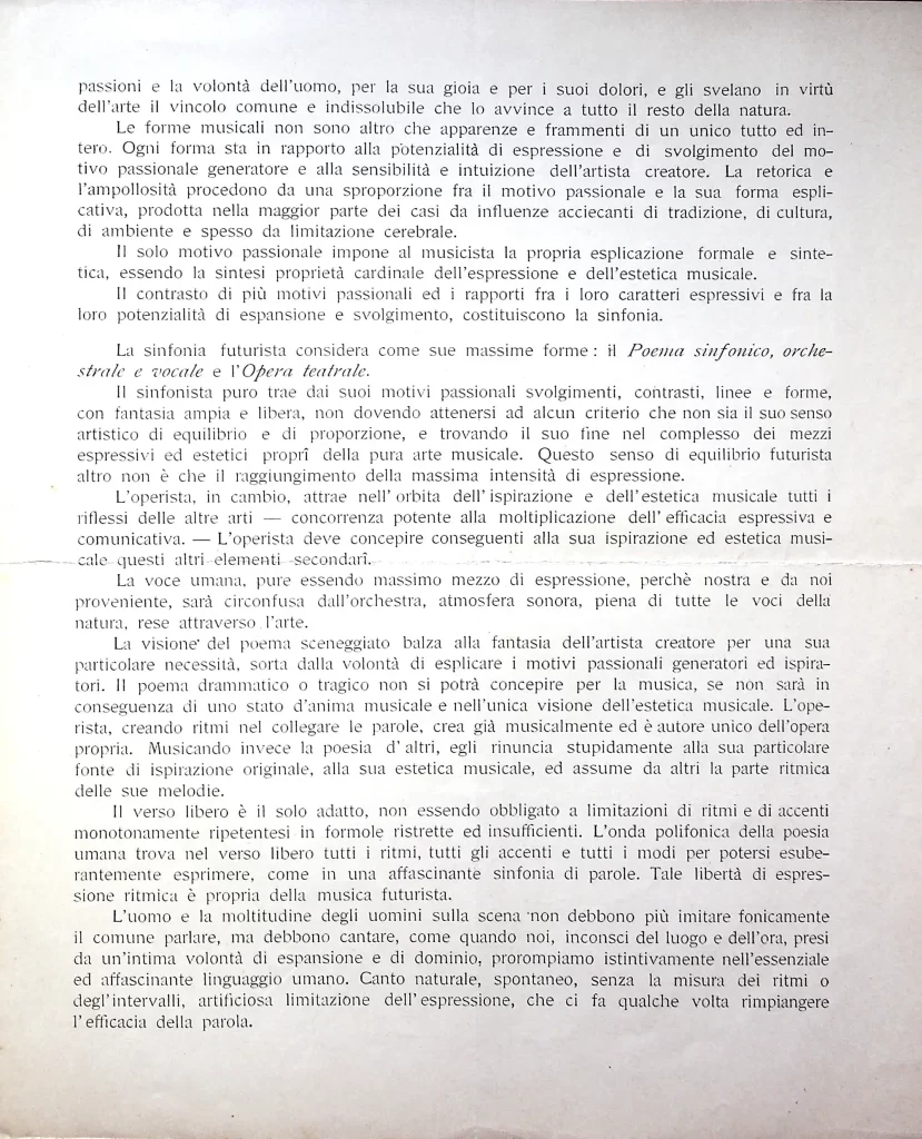 5500 la musica futurista manifesto tecnico prima edizione 03