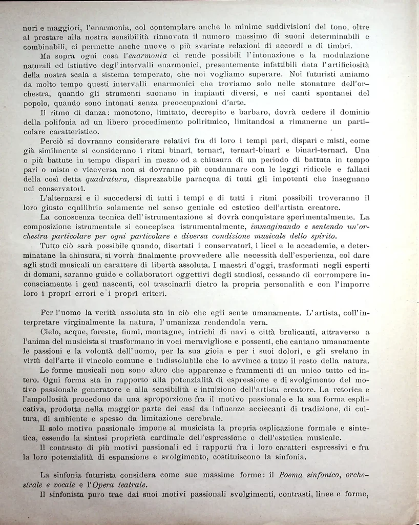 5800 la musica futurista manifesto tecnico quarta edizione 02
