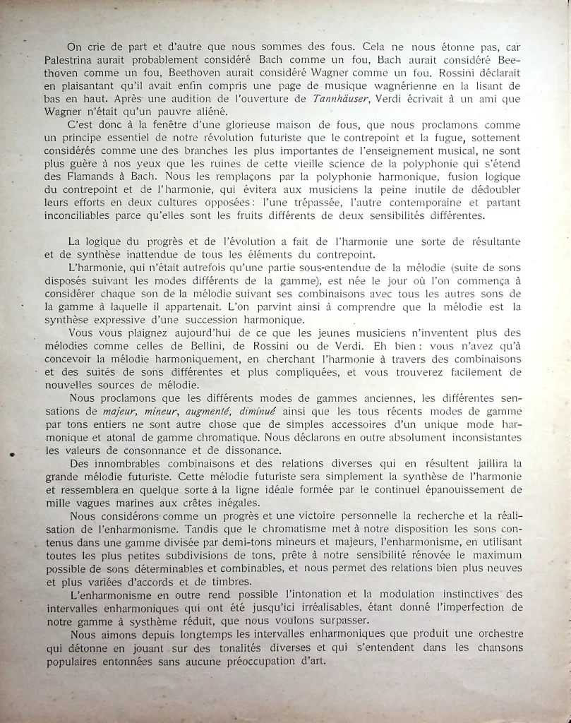 5900 manifeste des musiciens futuristes prima edizione 02