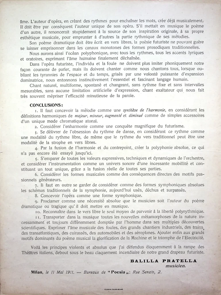 5900 manifeste des musiciens futuristes prima edizione 04