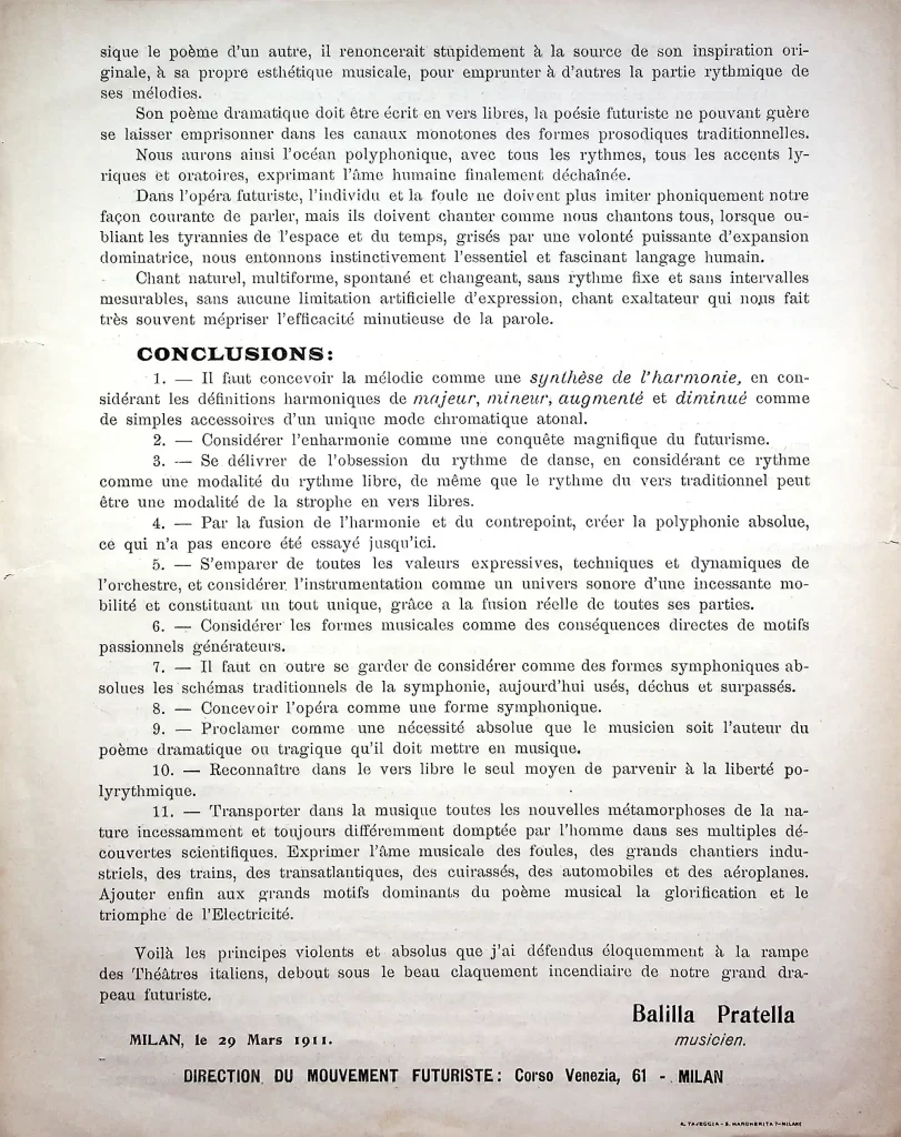 6000 manifeste des musiciens futuristes seconda edizione 04