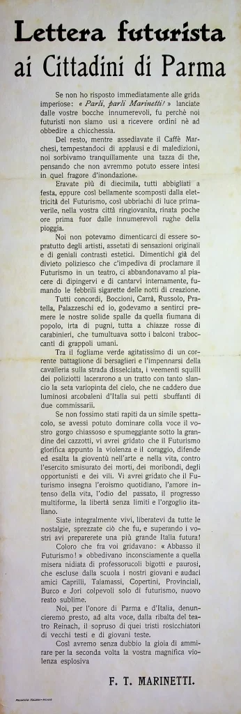 6100 letteratura futurista ai cittadini di parma 01