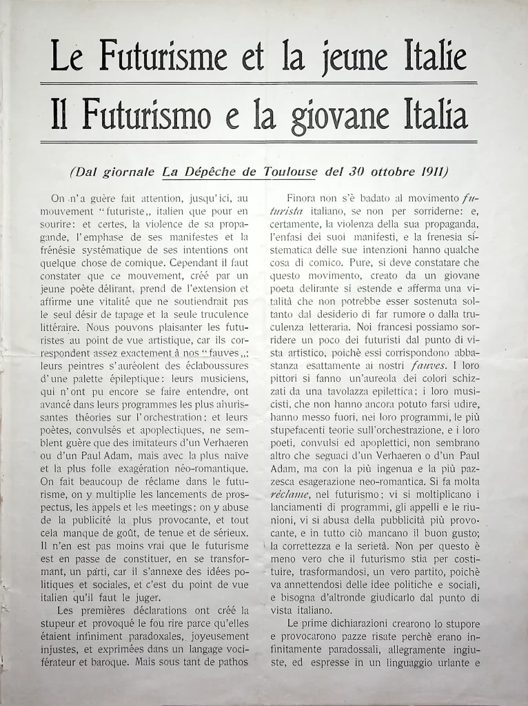 6700 le futurisme et la jeune italie prima tiratura 01