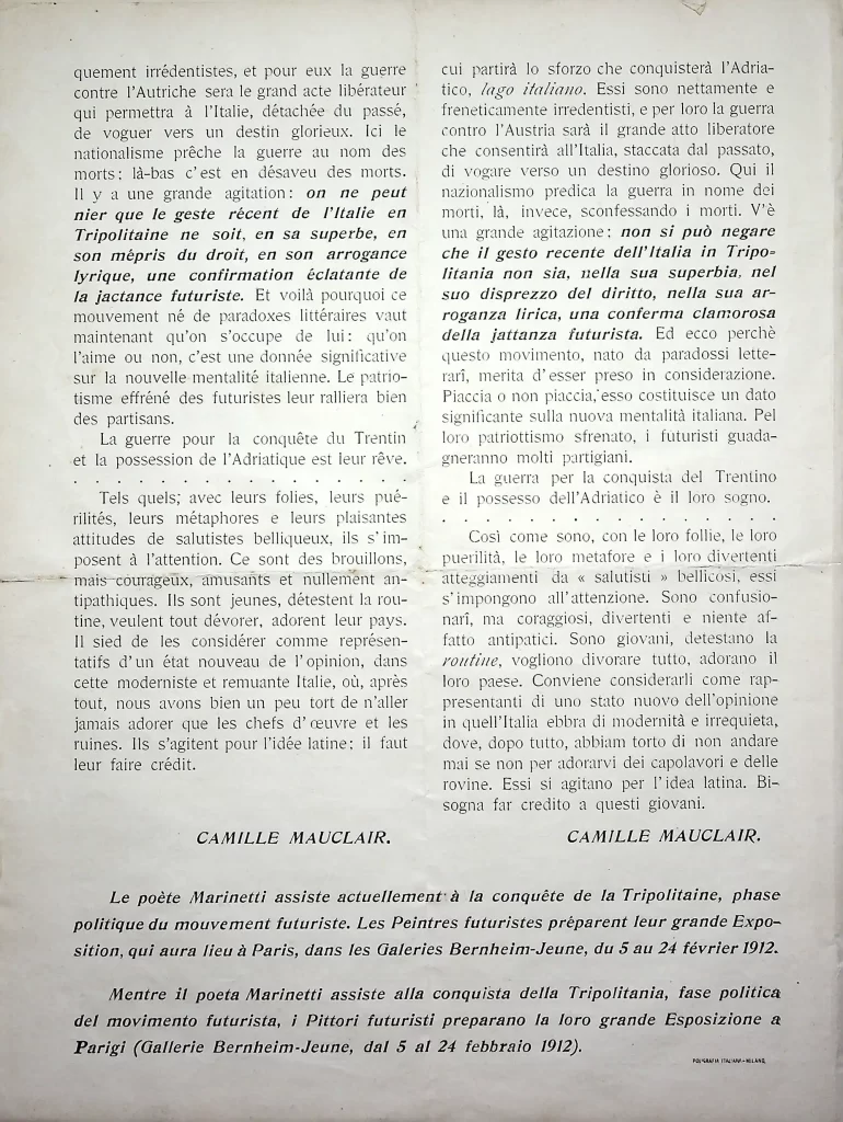 6700 le futurisme et la jeune italie prima tiratura 04