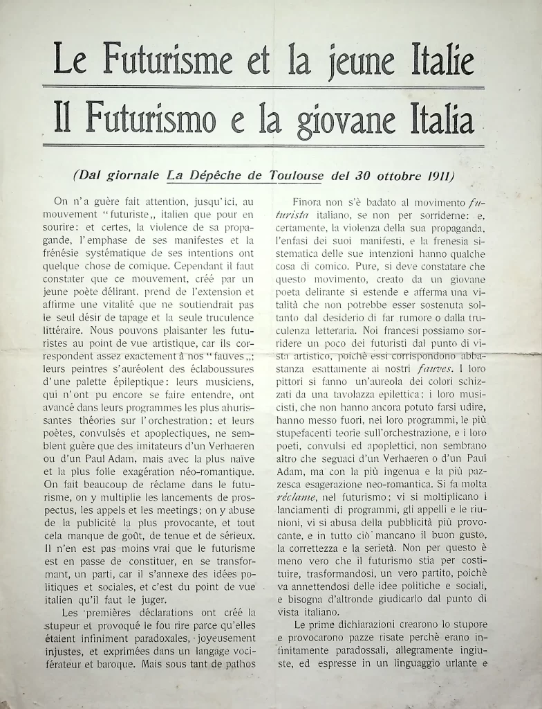 6800 le futurisme et la jeune italie seconda tiratura 01