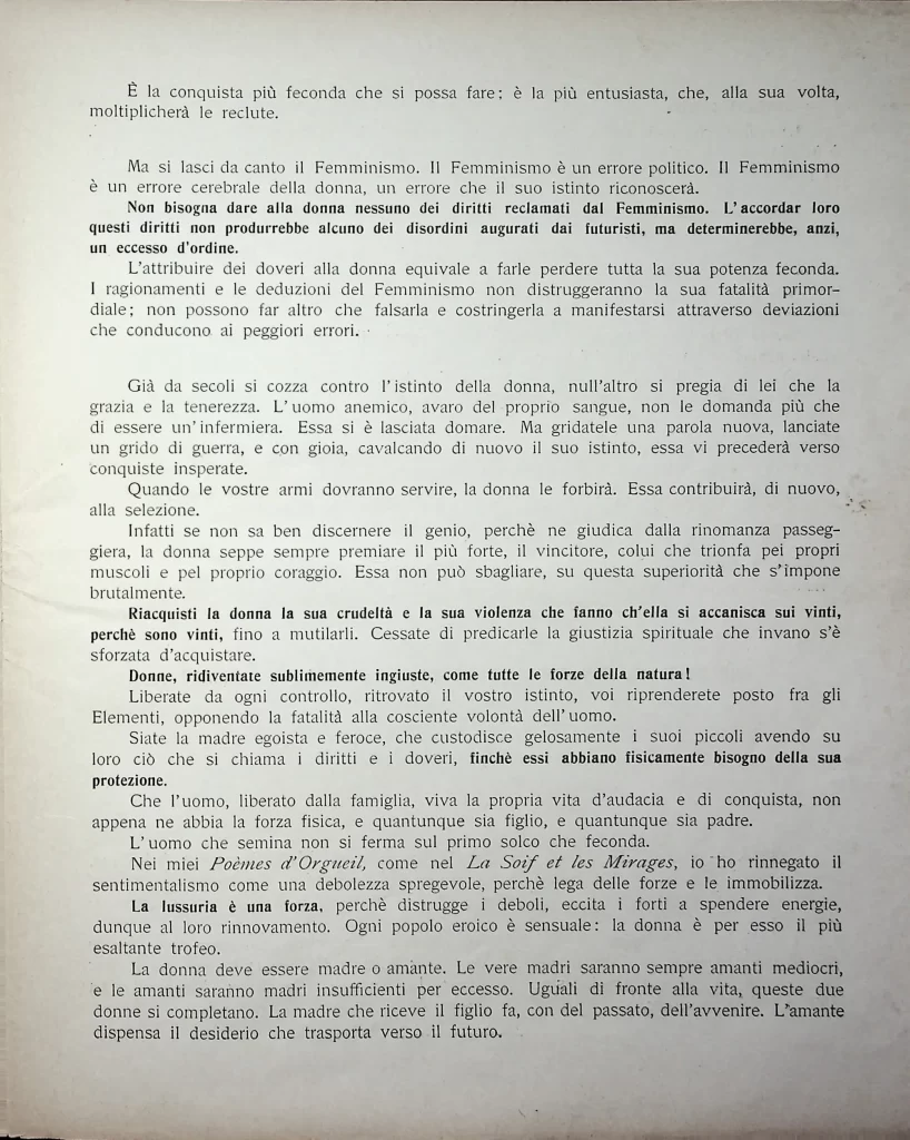 7200 manifesto della donna futurista seconda tiratura 02