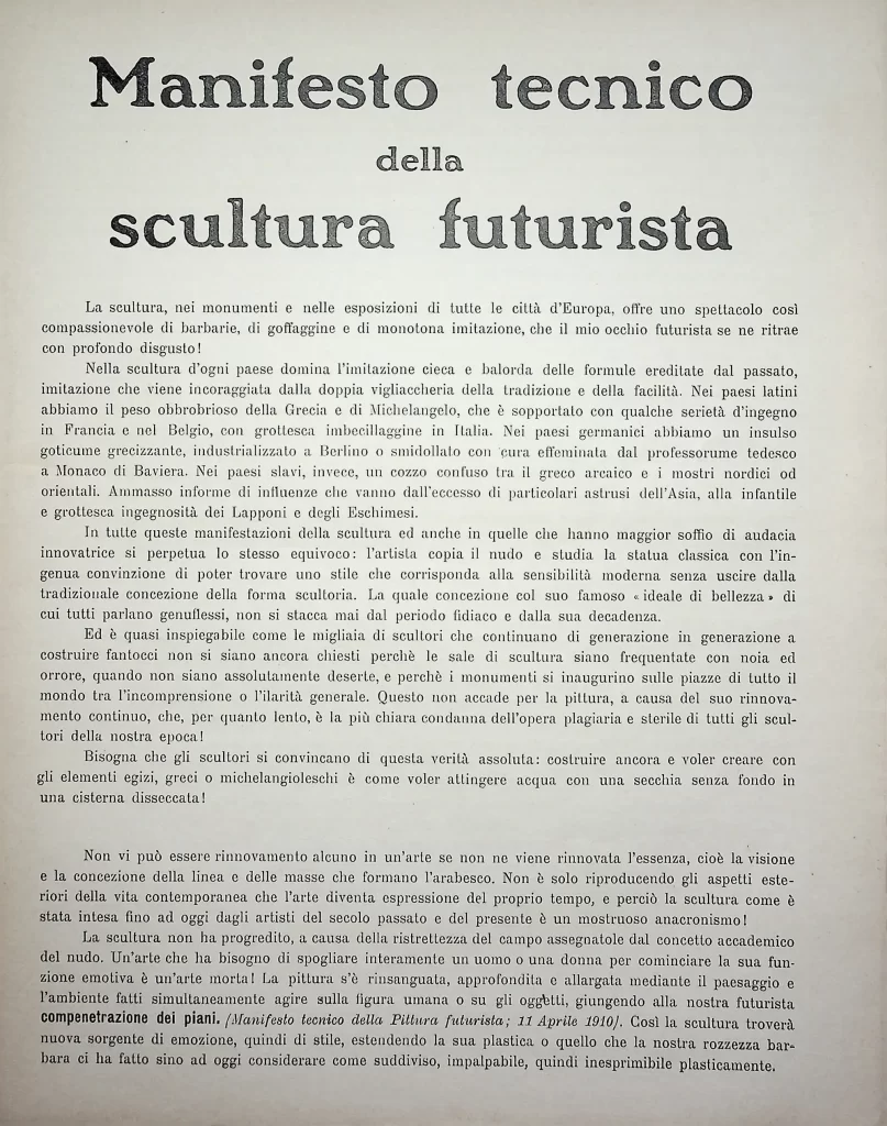 7400 manifesto tecnico della scultura futurista 01