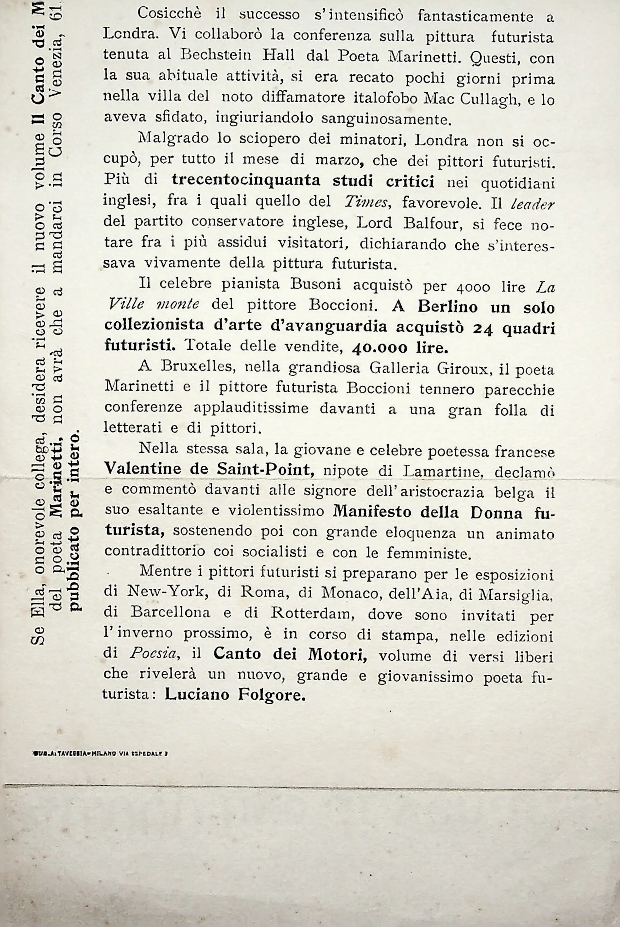 7800 40000 lire di vendite nelle esposizioni futuriste 03