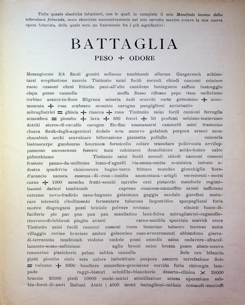 8200 supplemento al manifesto tecnico della letteratura futurista 03