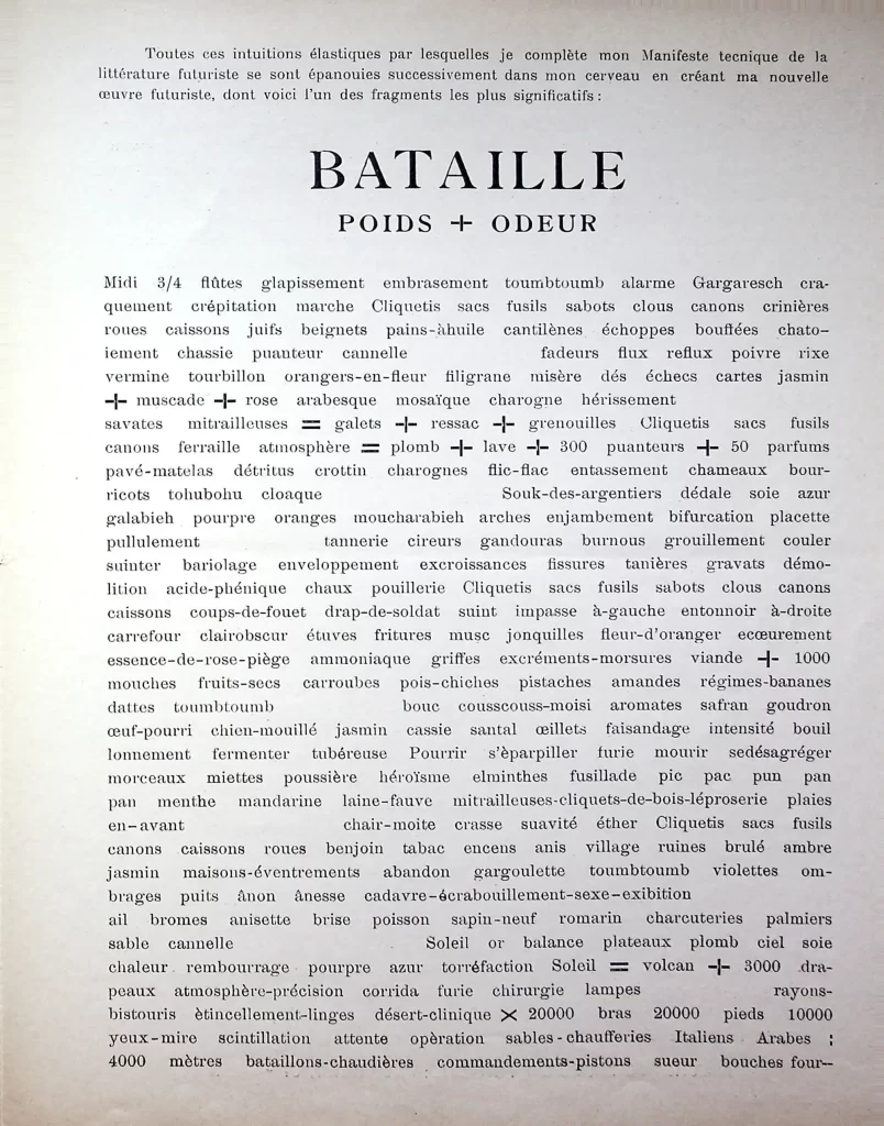 8300 supplement au manifeste technique de la litterature futuriste seconda tiratura 03