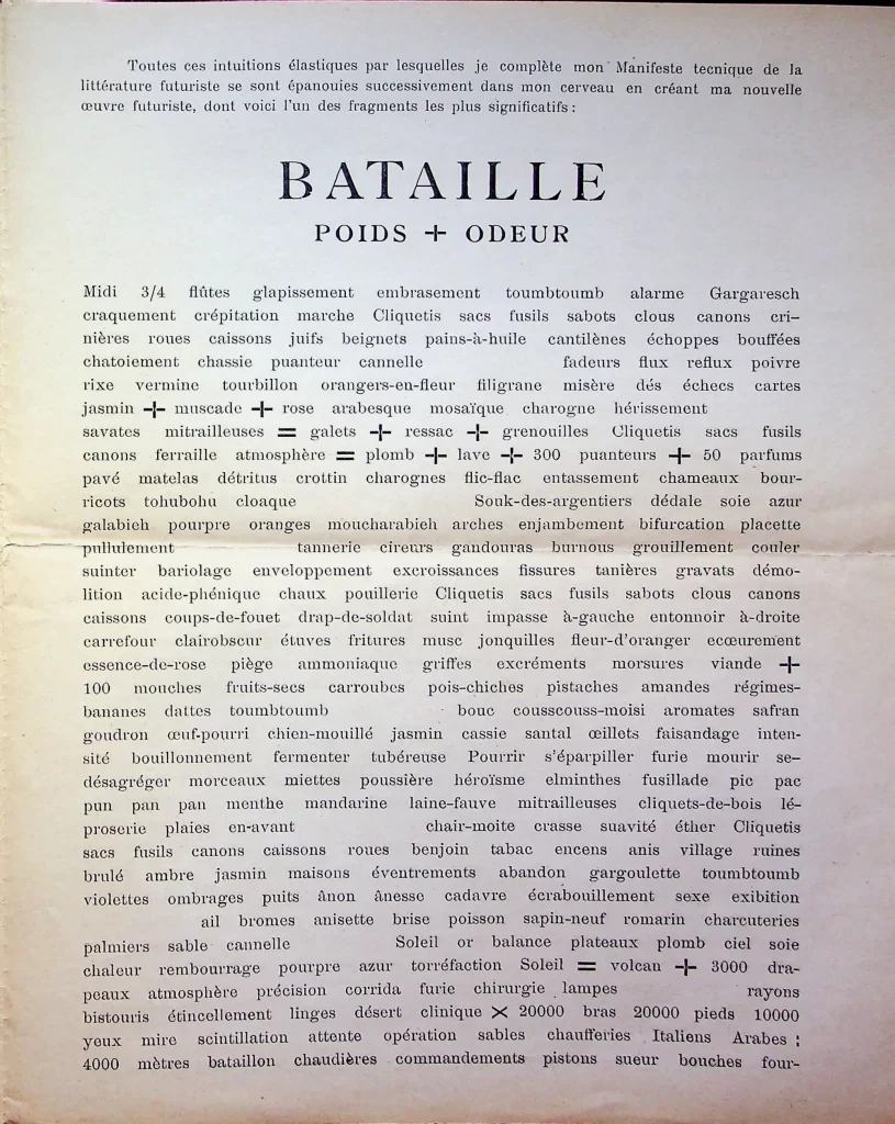 8400 supplement au manifeste technique de la litterature futuriste prima tiratura 02
