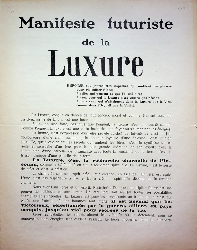 8600 manifeste futuriste de la luxurie 01