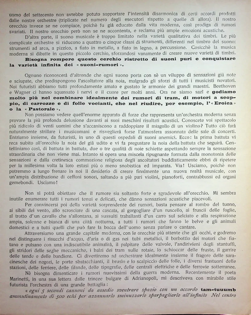 8900 arte dei rumori prima tiratura 03