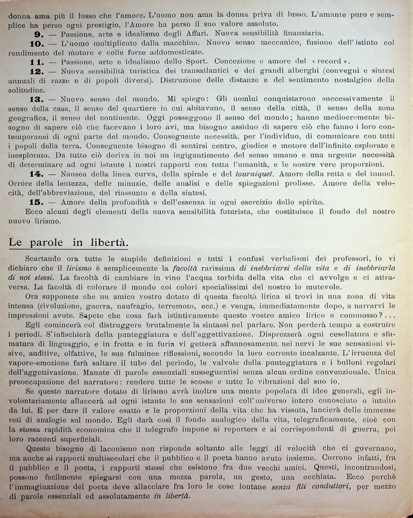 9400 immaginazione senza fili e le parole in liberta 03