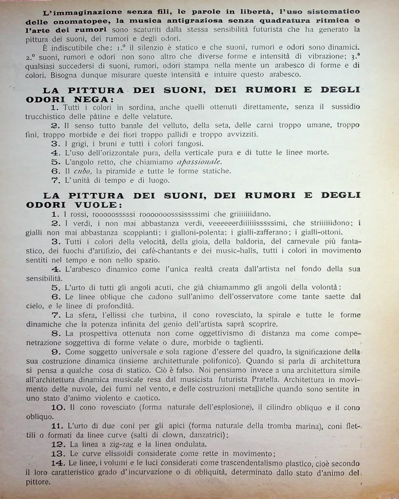 9800 la pittura dei suoni rumori odori prima tiratura 02