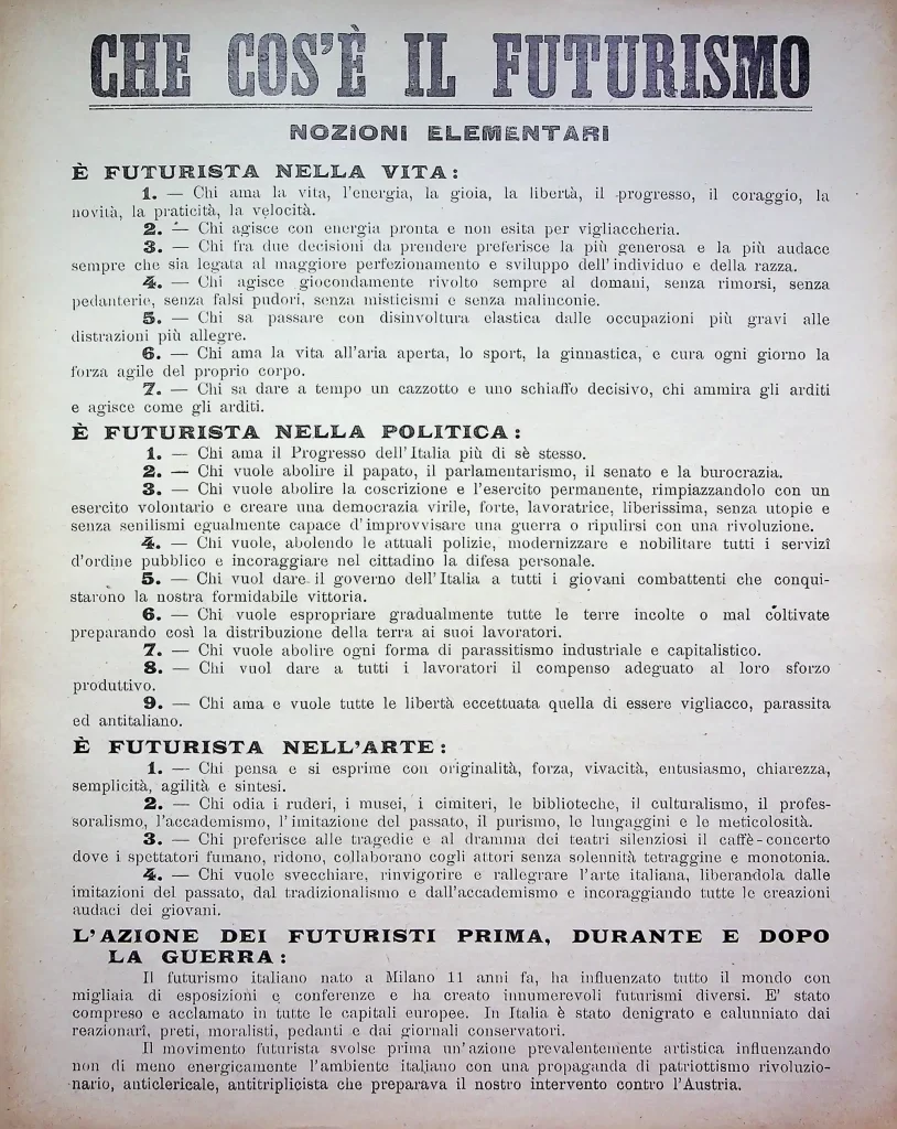 14300 che cose il futurismo seconda tiratura 01