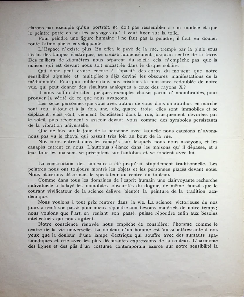 2500 manifeste des peintres futuristes prima tiratura 02